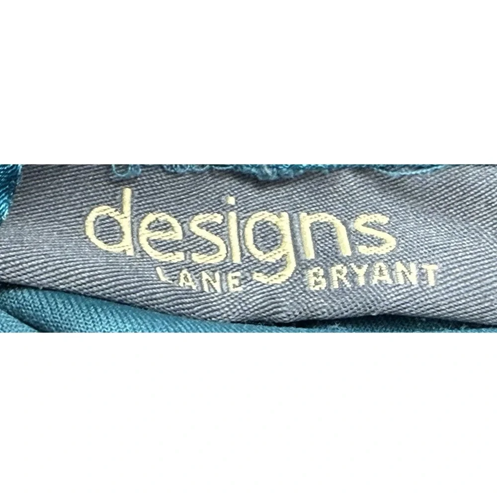 Lane Bryant Designs Velour 2 Piece Loungewear Set Emerald Green Soft Cozy 18/20